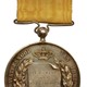 Medaille uitgereitk door Koning Willem III na dijkdoorbraak bij Brakel in 1861, Stadskasteel Zaltbommel